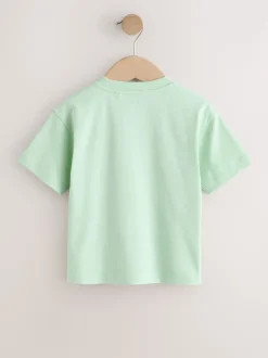 Ferme aquarelle verte - Lot de 3 t-shirts graphiques à manches courtes (3mois7ans)