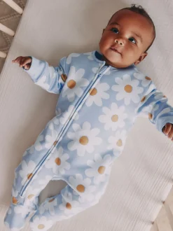 Fleur bleue - 2.5 TOG Combinaison de nuit matelassée Bébé