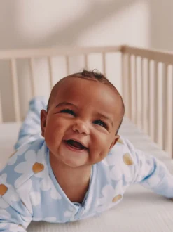 Fleur bleue - 2.5 TOG Combinaison de nuit matelassée Bébé