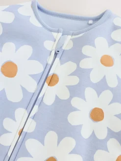 Fleur bleue - 2.5 TOG Combinaison de nuit matelassée Bébé