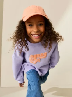 Fleur violette lilas - Sweat-shirt (3-16yrs)