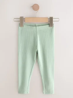 Fleuri - Lot de 5 leggings côtelés (3mois-7ans)