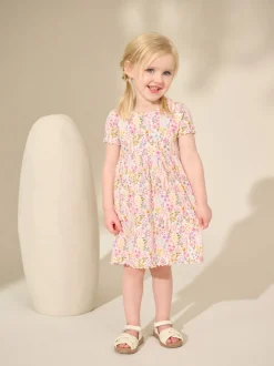 Fleuri - Robe en jersey côtelé (3mths-7yrs)