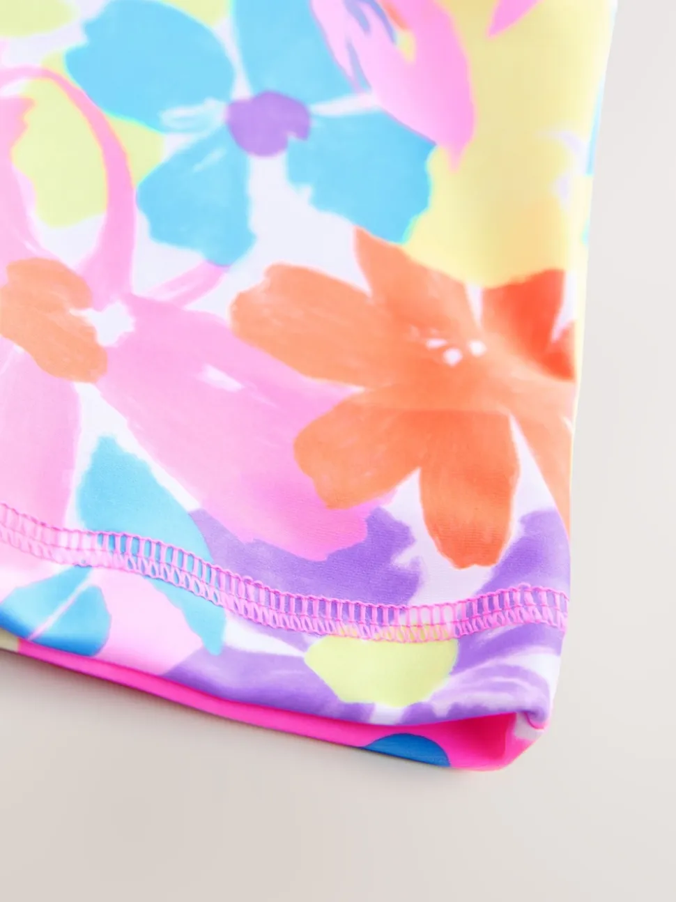 Fleurs arc-en-ciel multicolores - Maillot de bain Sunsafe (3mths-10yrs)