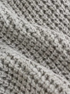 Fleurs grises au crochet - Cardigan tricoté pour bébé (0mths-3yrs)