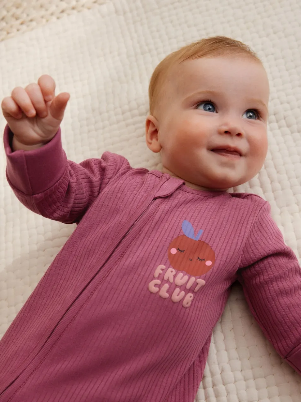 Fleurs multicolores - Combinaisons de nuit à fermeture éclair pour bébés 3 Pack (0mths-3yrs)