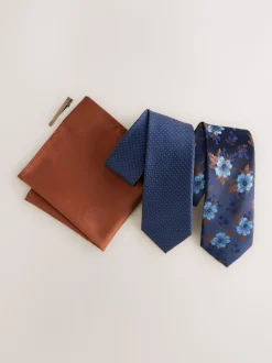 Floral de marine - Cravates 2 Lot