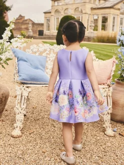Floral lilac - Robe de plongée sous-marine (3mois-7ans)