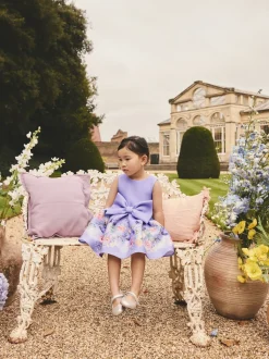 Floral lilac - Robe de plongée sous-marine (3mois-7ans)