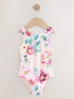 Floral rose - Maillot de bain (3mths-7yrs)