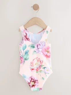 Floral rose - Maillot de bain (3mths-7yrs)