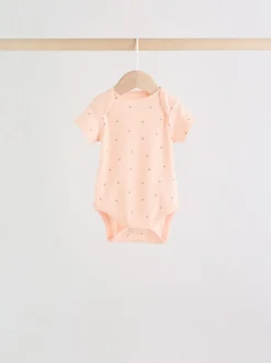 Fluro Rose - Bébé Manches courtes Bodysuits 5 Pack