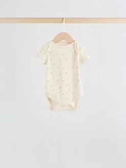 Fluro Rose - Bébé Manches courtes Bodysuits 5 Pack