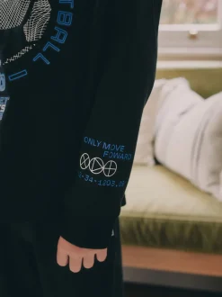 Football bleu/noir - Lot de 2 pyjamas à manches longues (3-16ans)