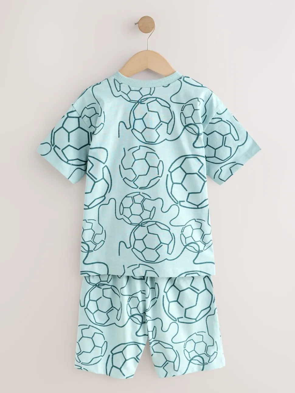 Football bleu/noir/vert - Pyjama court 3 Pack (3-16ans)