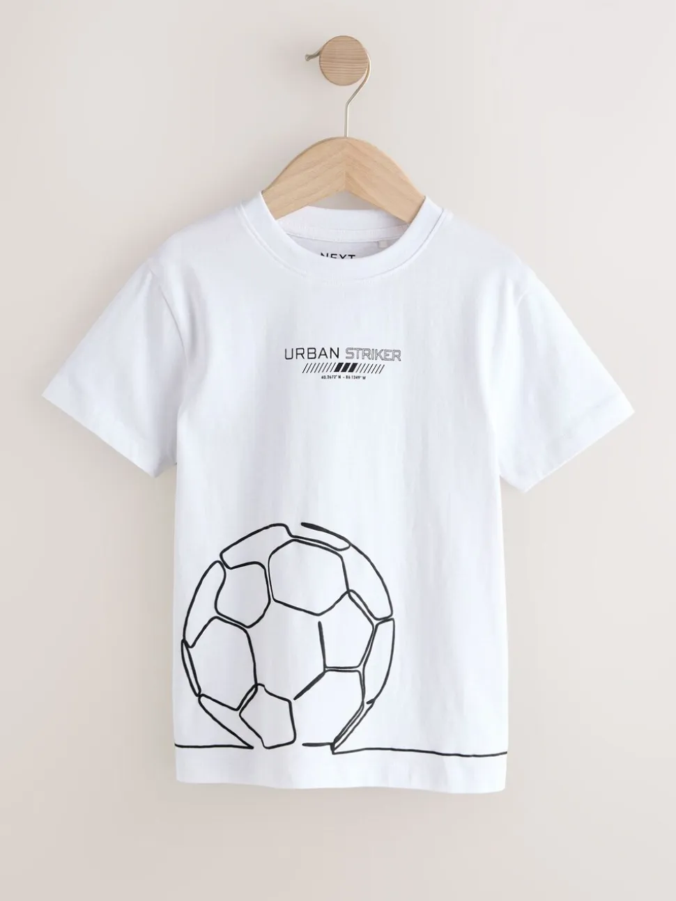 Football rouge/bleu/blanc - T-shirts à manches courtes à imprimé graphique coupe standard Lot de 3 (3à16ans)