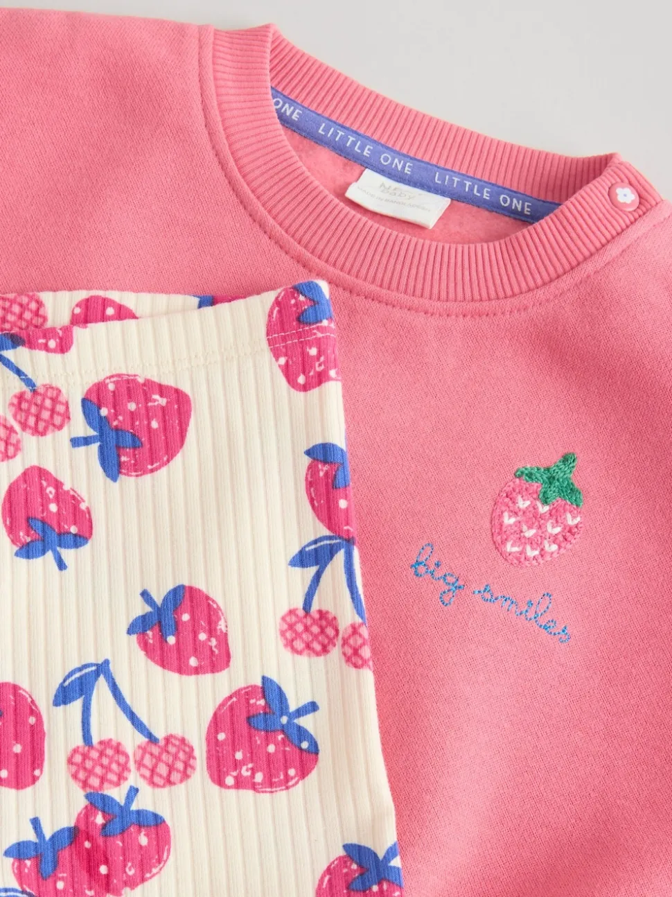 fraise Rouge - Ensemble 2 Pieces pour Sweat-shirt et Leggings BÉBÉ (0mois-2ans)