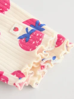 fraise Rouge - Ensemble 2 Pieces pour Sweat-shirt et Leggings BÉBÉ (0mois-2ans)