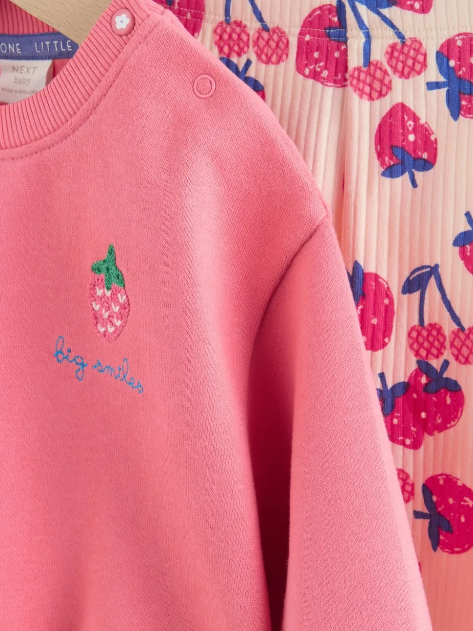 fraise Rouge - Ensemble 2 Pieces pour Sweat-shirt et Leggings BÉBÉ (0mois-2ans)