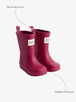 framboise - Bottes de pluie JoJo Maman Bébé unies