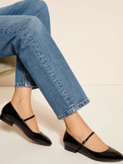 Friends Like These Ballerines Mary Jane en similicuir à bout rond