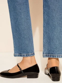 Friends Like These Ballerines Mary Jane en similicuir à bout rond