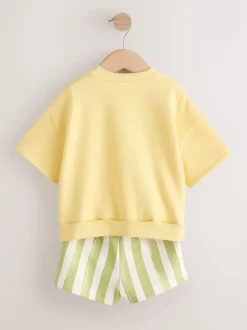 Fruit vert - Ensemble haut et short (3mois-7ans)