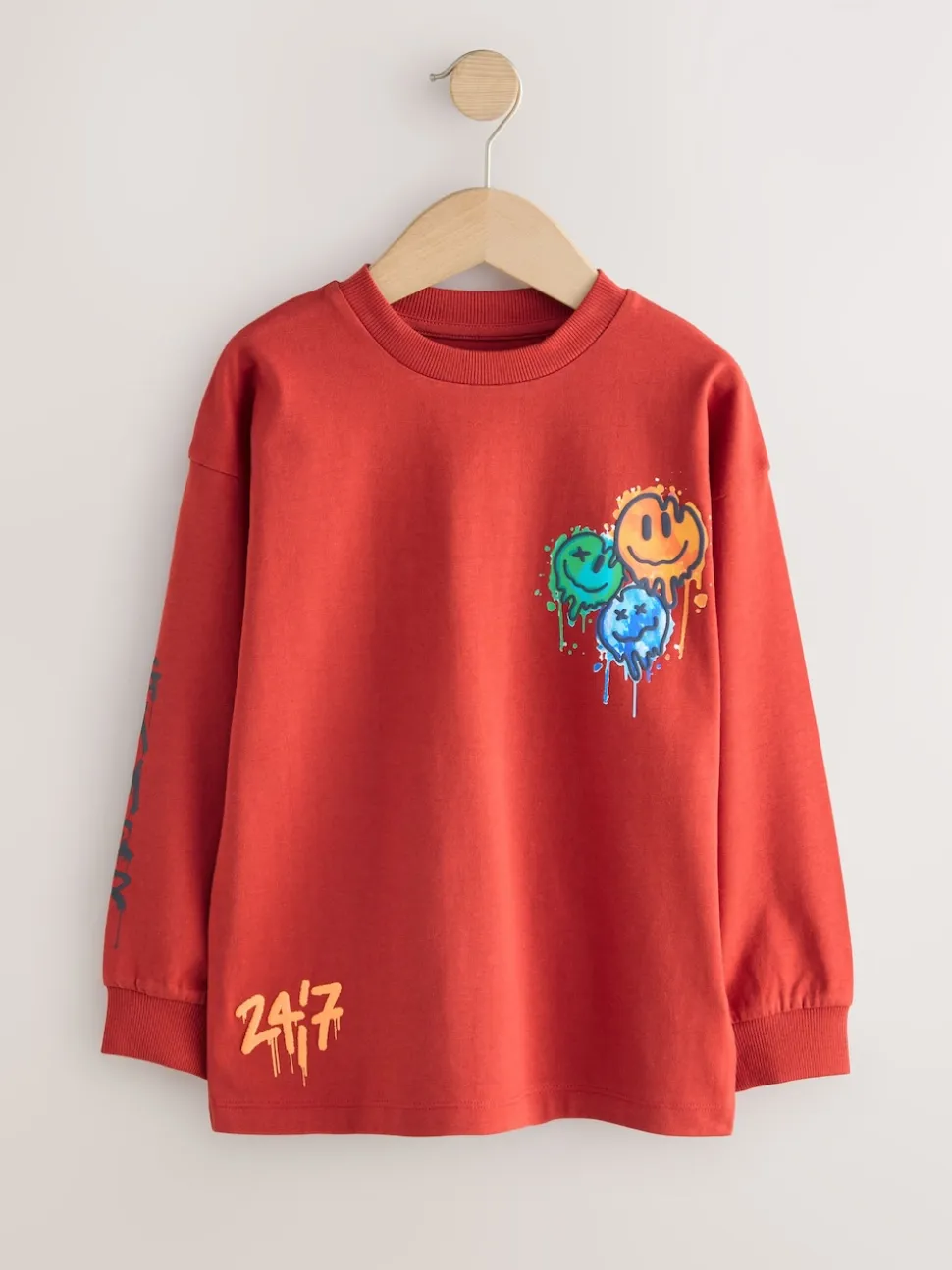 Gamer bleu marine/gris/rouge - Lot de 3 T-shirts à manches longues coupe décontractée avec imprimé graphique (3-16ans)