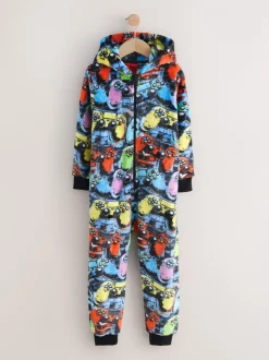 Gamer bleu/vert/rouge/jaune - Polaire All-In-One (4-16ans)