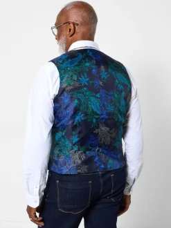 Gilet ajusté à boutons contrastants Joe Browns bordures à carreaux