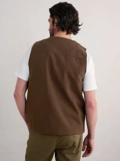 Gilet Seasalt Cornwall Metern en coton pour homme