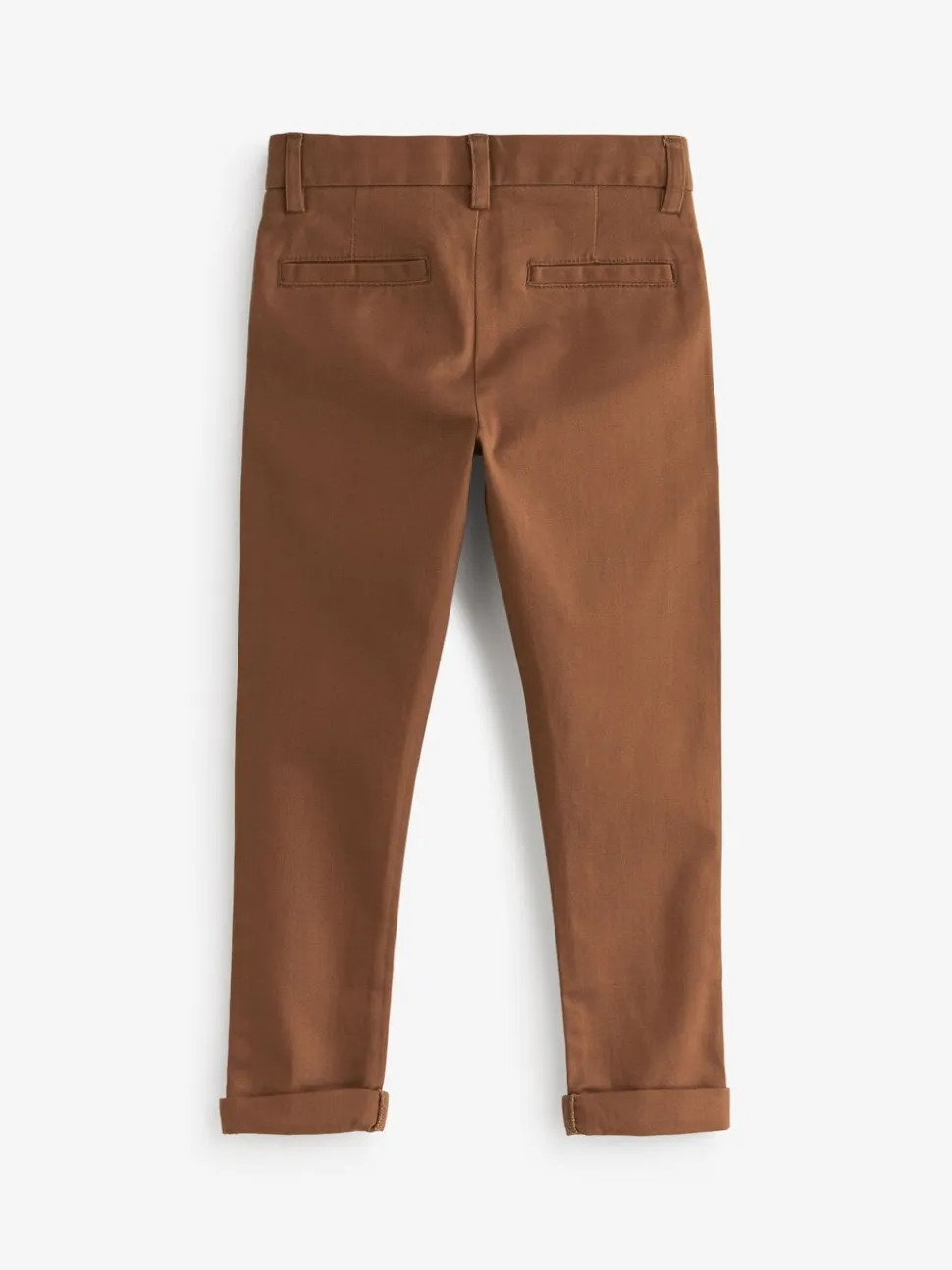 Gingembre/ Marron fauve - Pantalon chino extensible (3-17ans)