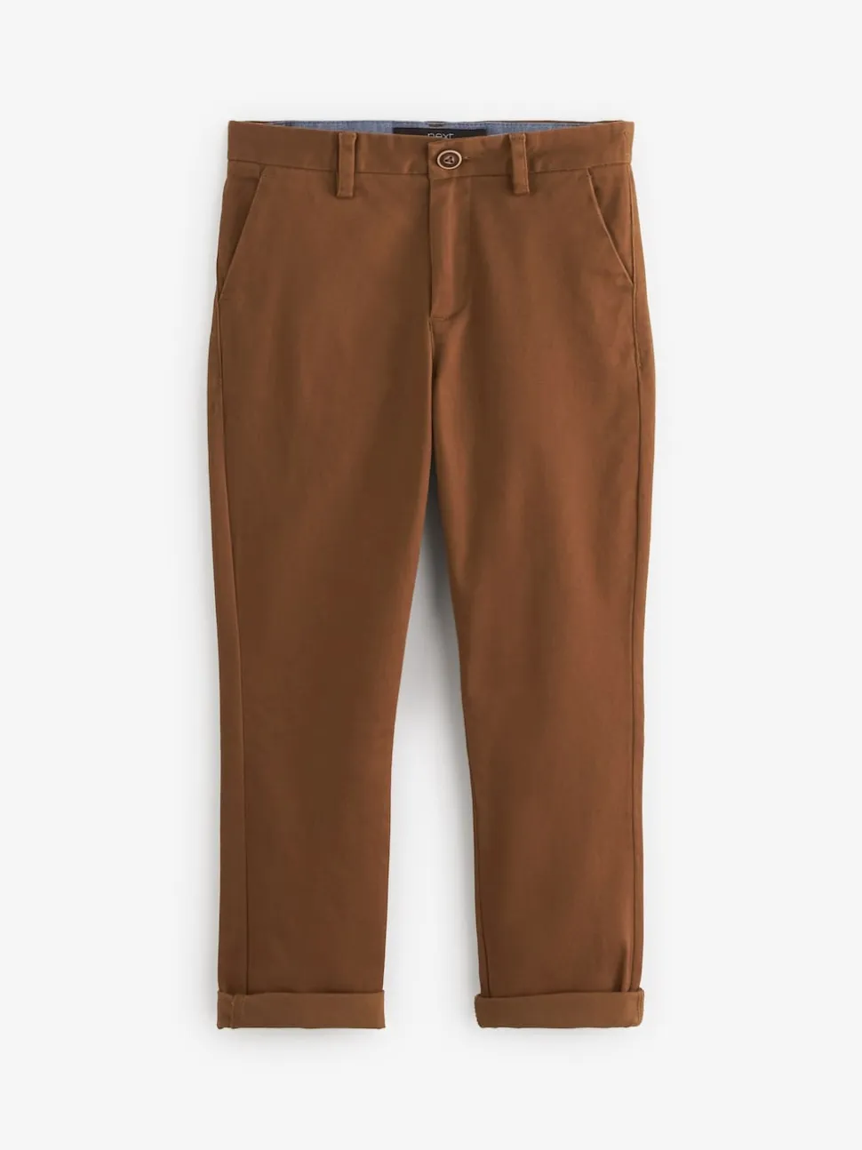 Gingembre/ Marron fauve - Pantalon chino extensible (3-17ans)
