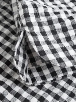 Gingham noir/blanc - Short à enfiler (3-16ans)