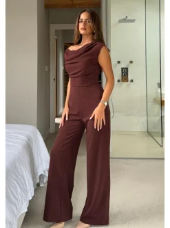 Girl In Mind - Donna - Combinaison à encolure asymétrique