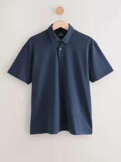 Géo bleu marine - Polo en jersey Manches courtes 3 Pack