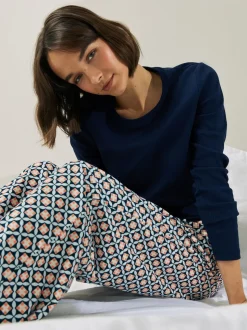 Géo marine - Pyjamas Manche longue côtelé