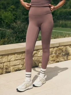 Grain de poivre marron - soi-même. Legging taille haute