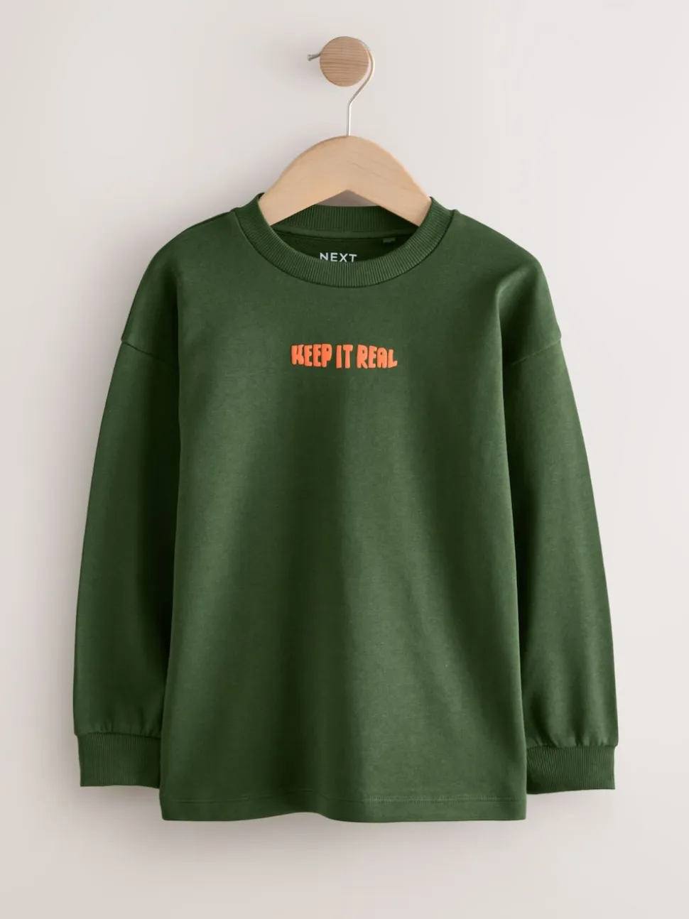 Graphique bleu/vert - T-shirts épais décontractés à manches longues Lot de 3 (3-16ans)