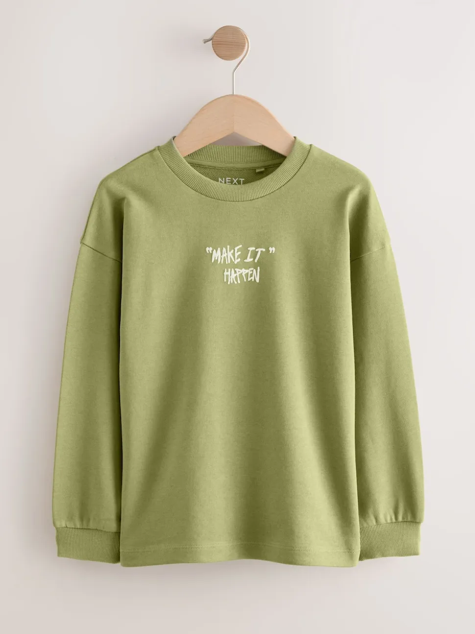 Graphique bleu/vert - T-shirts épais décontractés à manches longues Lot de 3 (3-16ans)