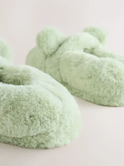 Grenouille verte - Slippers de caractère