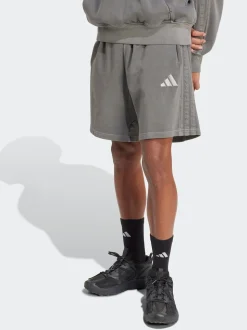 Gris - adidas All SZN French terry délavé 100% coton 8 pouces