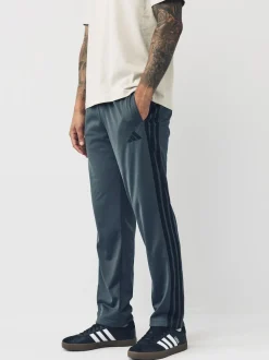 Gris - adidas Coupe classique 3-Rayure Tricot à ourlet ouvert Survêtement