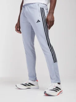 Gris - adidas Workout Essentials Ensemble complet Joggings en maille à 3Rayures