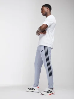 Gris - adidas Workout Essentials Ensemble complet Joggings en maille à 3Rayures