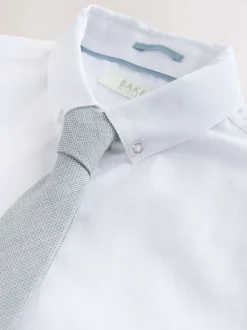 Gris - Baker by Ted Baker ensemble gilet, chemise et cravate