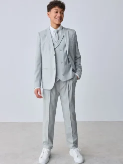 Gris - Baker by Ted Baker ensemble gilet, chemise et cravate