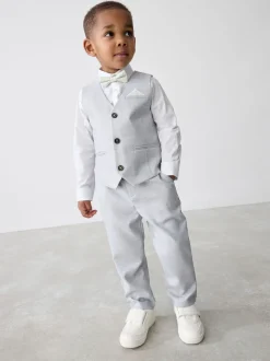 Gris - Baker by Ted Baker Ensemble Gilet Chemises et Pantalons