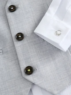 Gris - Baker by Ted Baker Ensemble Gilet Chemises et Pantalons