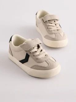 Gris - Baskets à lacets élastiques à fermeture tactile